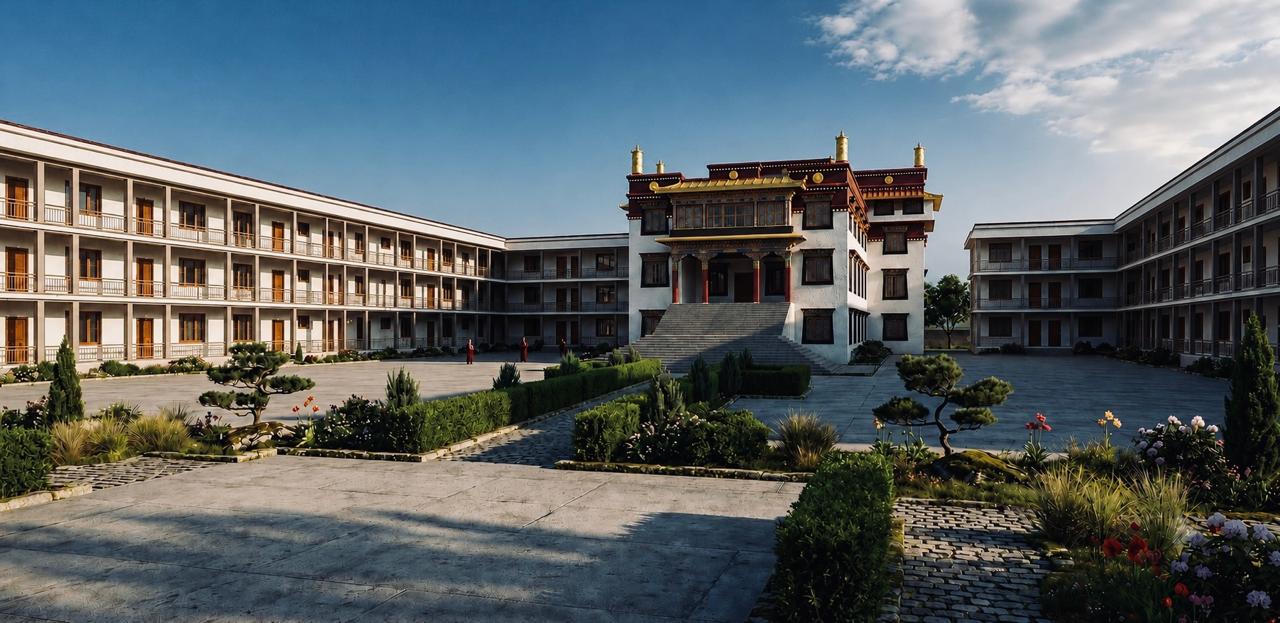 The prayer hall complex