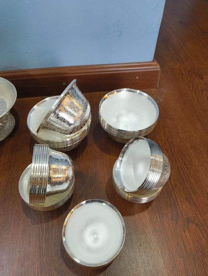 Pure Silver Offering Bowls — 5 inch