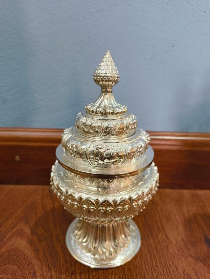 Dru Phor Seed Pot — Pure Silver