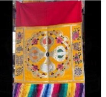 Cross Vajra Cloth for the Throne